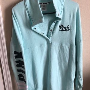 PINK Half Zip Sweatshirt